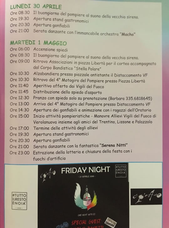 Festa Vigili del Fuoco 2018