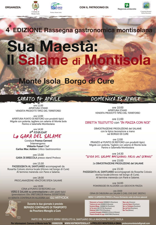 Sua Maestà il Salame di Montisola