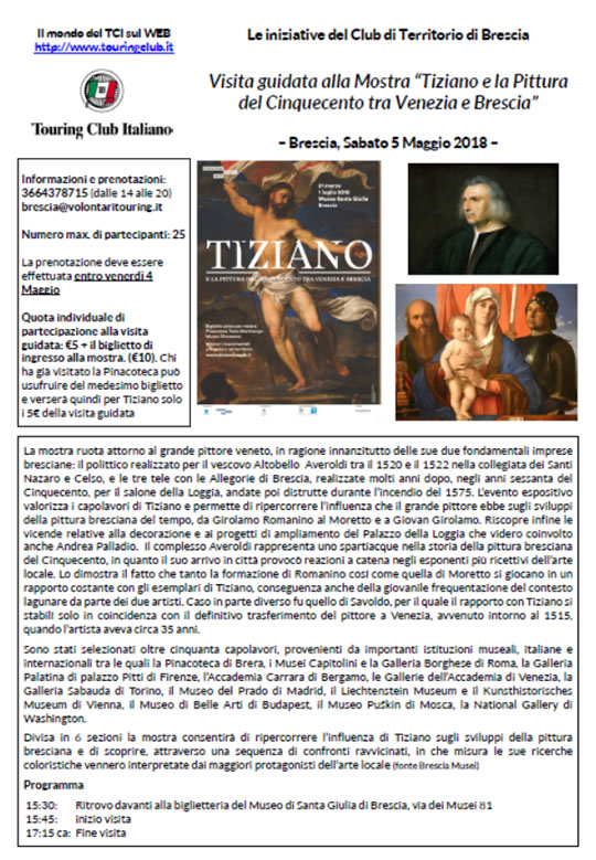 Tiziano e la Pittura del Cinquecento a Brescia 