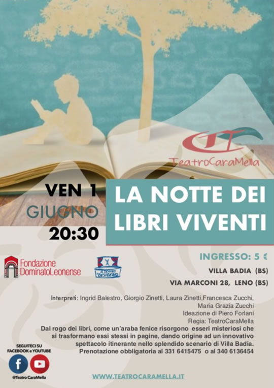 La Notte dei Libri Viventi a Leno 