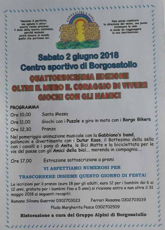 Oltre il Muro il Coraggio di Vivere a Borgosatollo