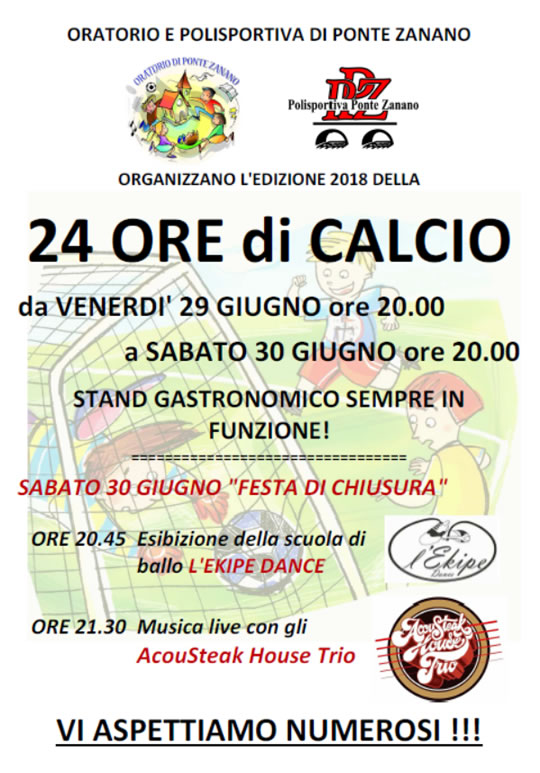 24 Ore di Calcio a Ponte Zanano di Sarezzo
