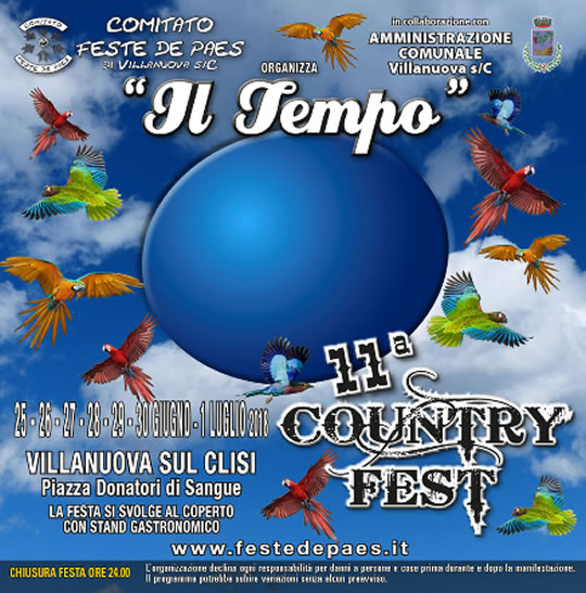 Country Fest a Villanuova sul Clisi 