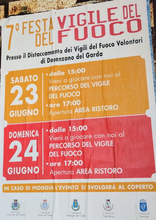 Festa Vigile del Fuoco a Desenzano