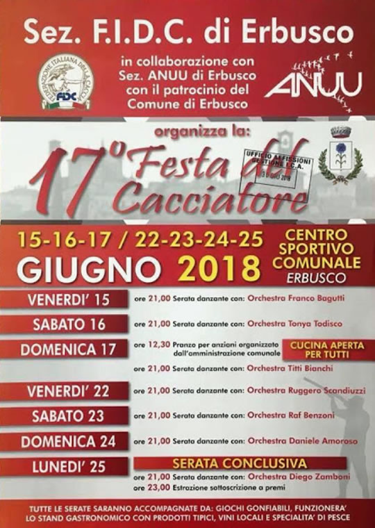 Festa del Cacciatore a Erbusco 