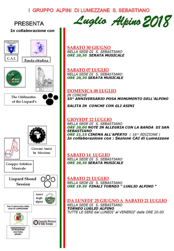 Luglio Alpino a Lumezzane 