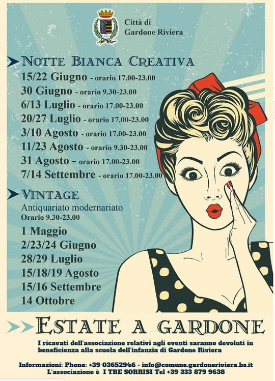 Notte Bianca Creativa a Gardone Riviera 