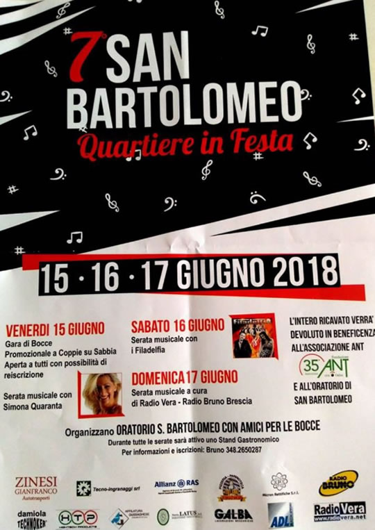 Oratorio S.Bartolomeo in Festa a Brescia