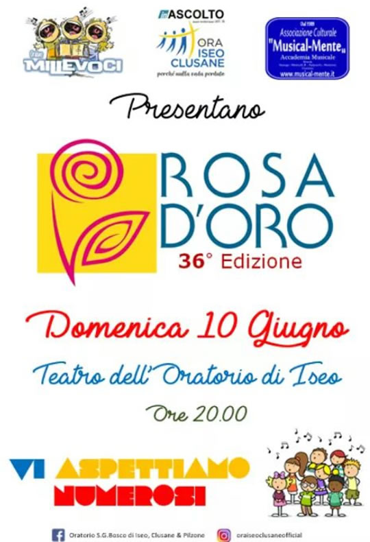 Rosa D'Oro a Iseo 