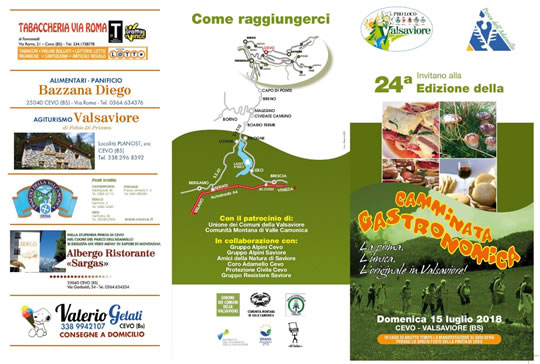 Camminata Gastronomica a Cevo
