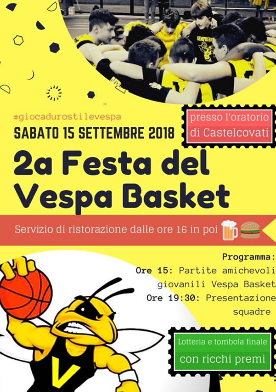 Festa del Vespa Basket a Castelcovati