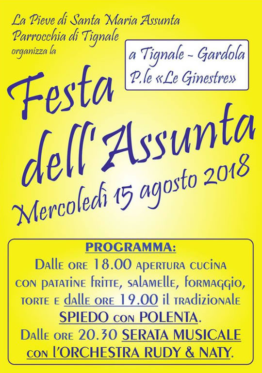 Festa dell'Assunta a Tignale