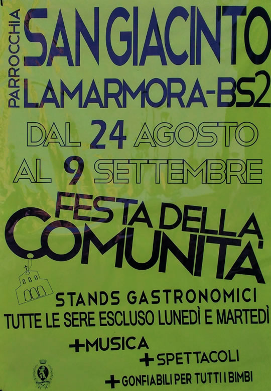 Festa della Comunità Lamarmora 