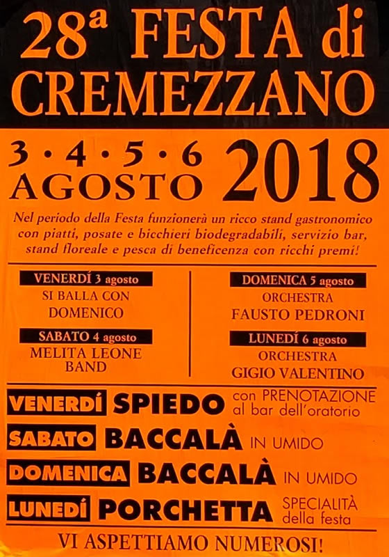 festa di Cremezzano