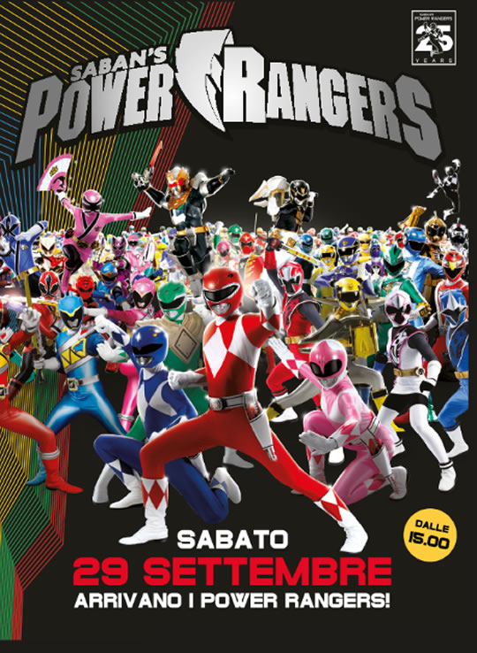 Arrivano i Power Rangers a Mazzano 