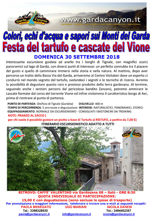 Escursione alla sagra del Tartufo di Tignale