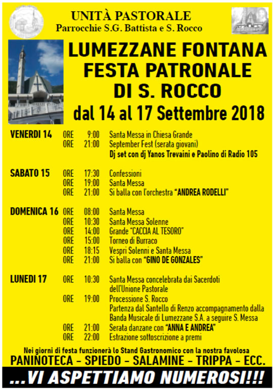 Festa Patronale di San Rocco a Lumezzane