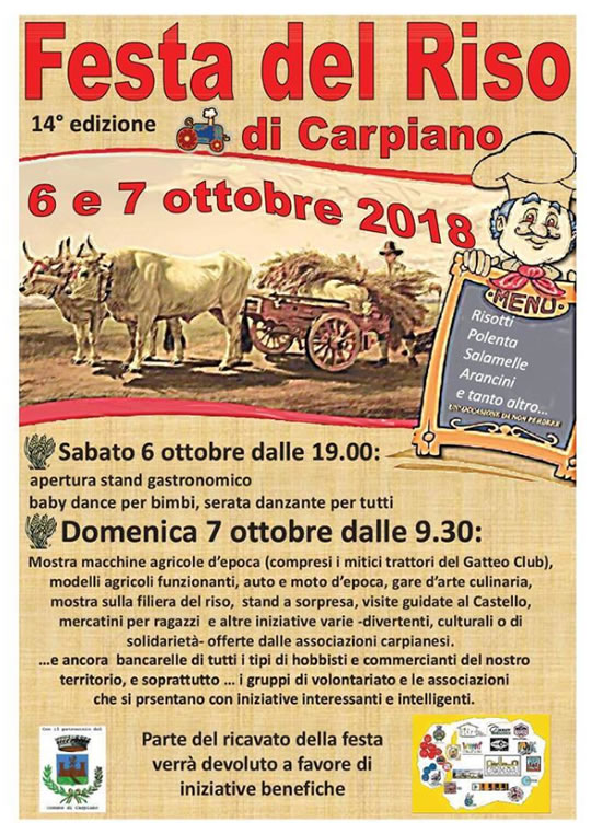 Festa del Riso a Carpiano MI