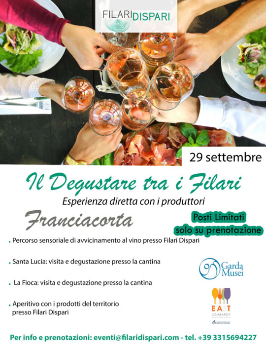 Il Degustare tra i Filari in Franciacorta