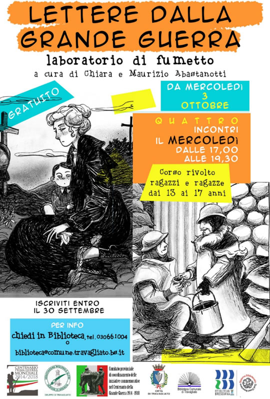 Laboratorio Fumetto e Grande Guerra a Travagliato