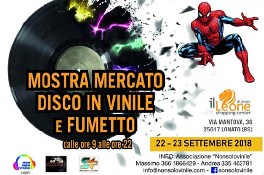 Mostra Mercato Disco in Vinile e Fumetto a Lonato