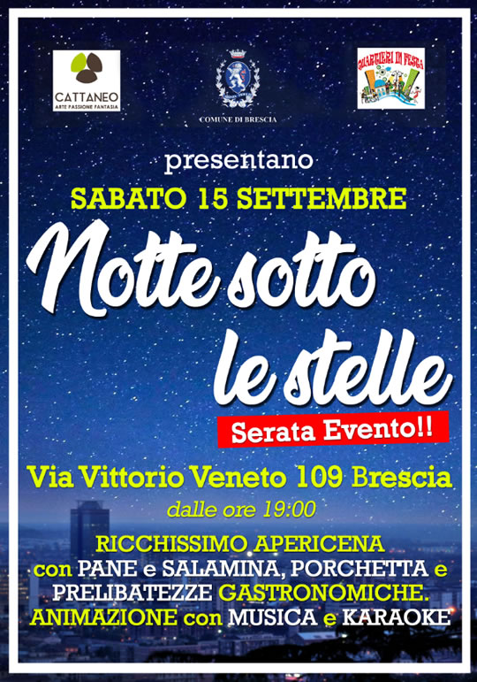 Notte Sotto le Stelle a Brescia