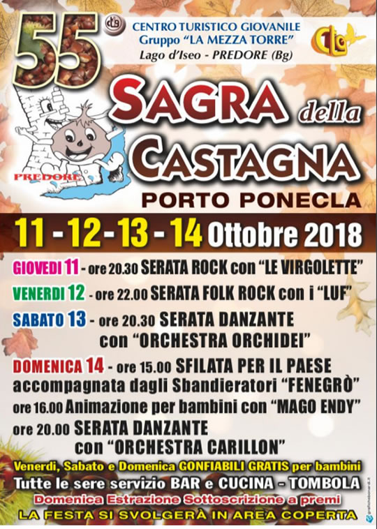 Sagra della Castagna a Predore BG