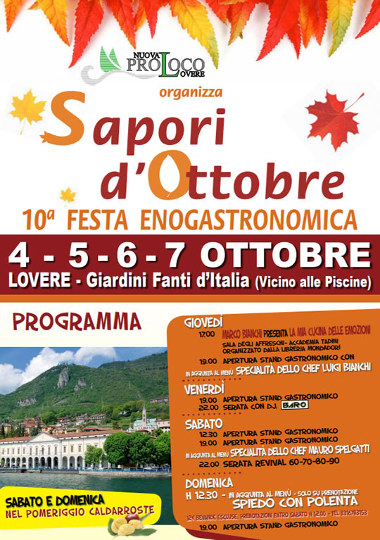 Sapori d'Ottobre a Lovere