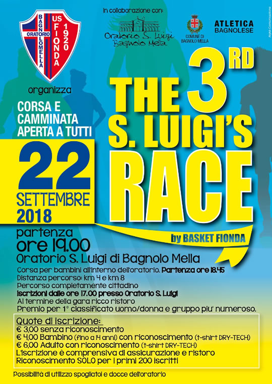 The 3rd s.Luigi's Race a Bagnolo Mella