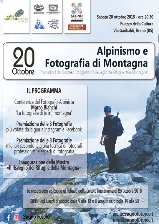 Alpinisimo e Fotografia di Montagna a Breno