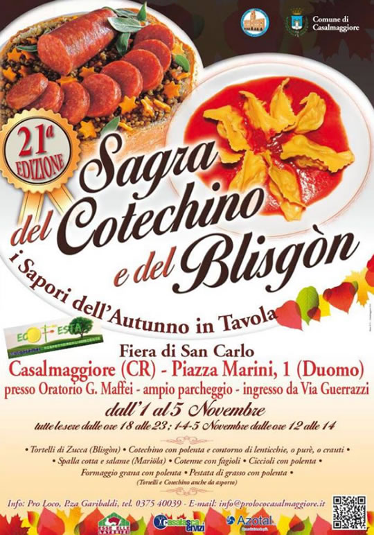 Sagra del Cotechino e del Blisgon a Casalmaggiore CR