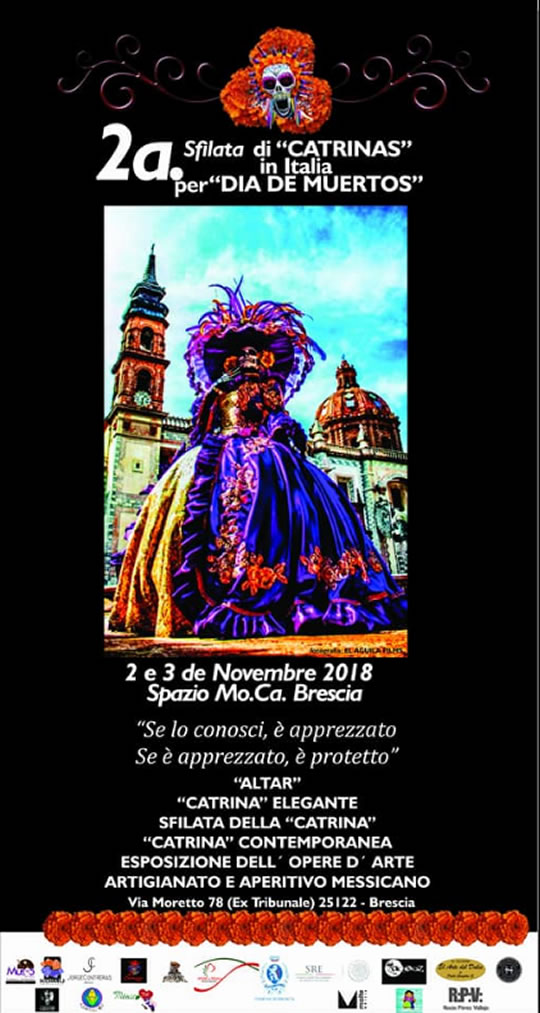 Sfilata di Catrinas a Brescia
