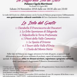 Speziale Un Viaggio nelle Isole del Gusto a Cigole