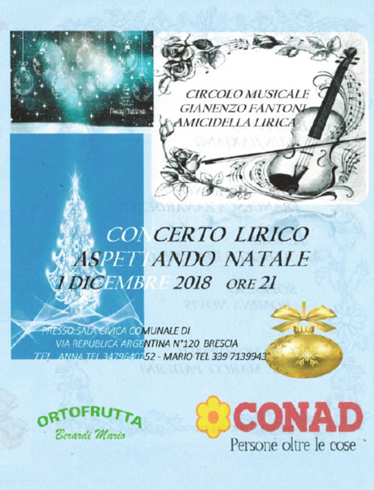 Concerto Lirico a Brescia