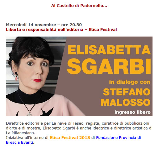 Libertà e Responsabilità nell'Editoria a Padernello