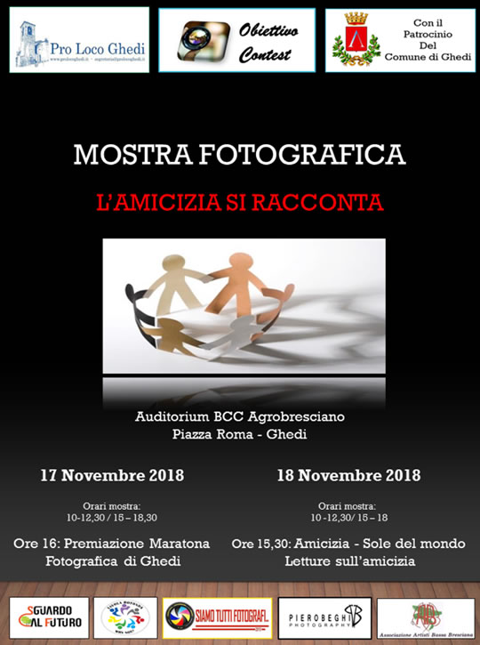 Mostra Fotografica l'Amicizia si racconta a Ghedi