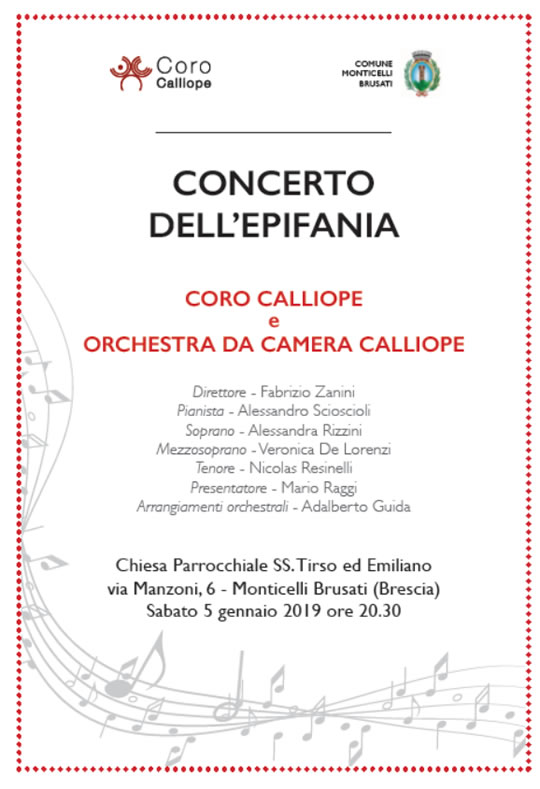 Concerto dell'Epifania a Monticelli Brusati