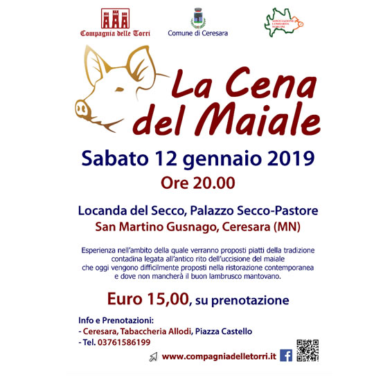 La Cena del Maiale a Ceresara