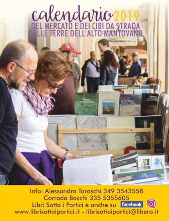 Libri sotto i portici a Castel Goffredo