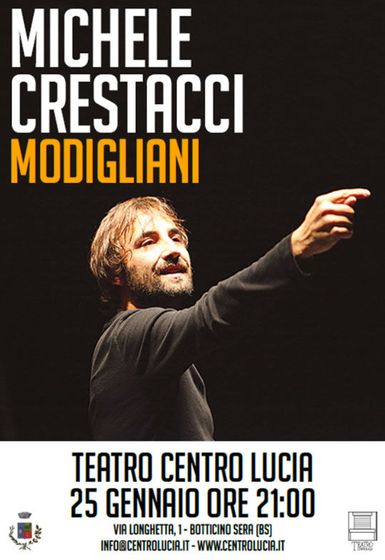 Spettacolo Modigliani a Botticino