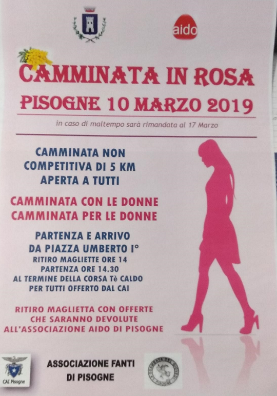 Camminata in Rosa a Pisogne