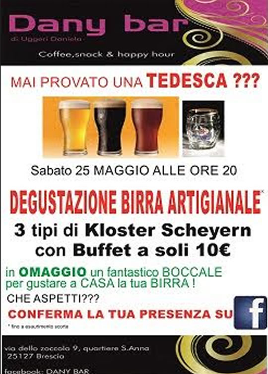 Degustazione Birra Artigianale a Brescia