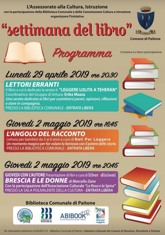Settimana del Libro a Paitone