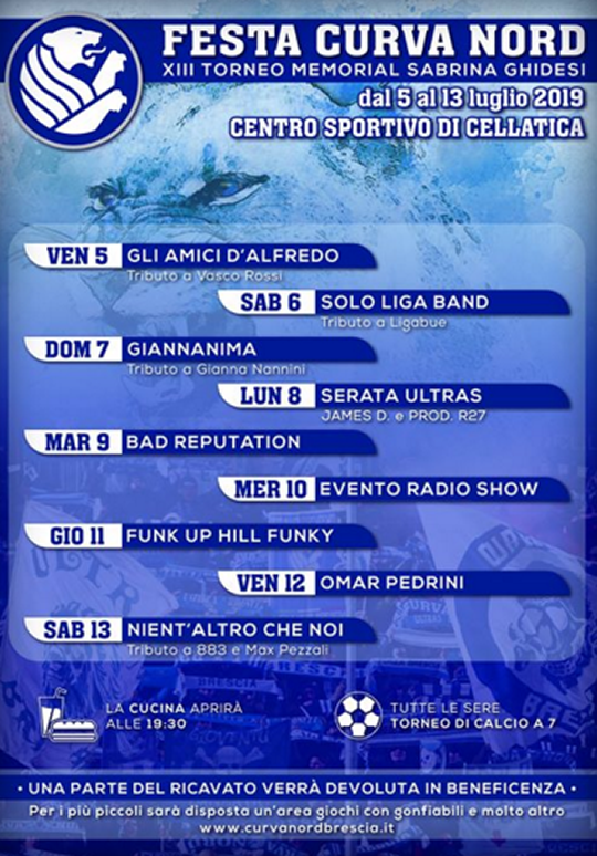 Festa Curva Nord a Cellatica