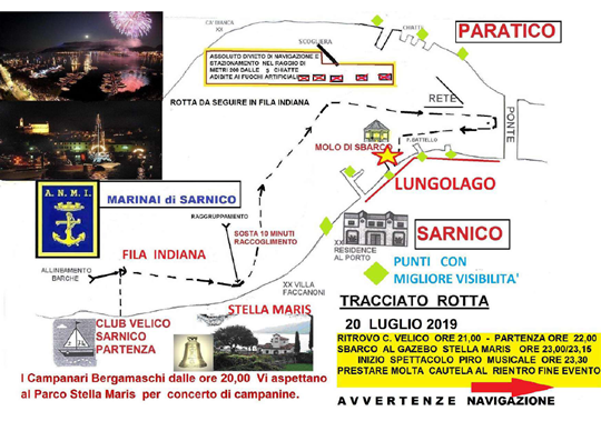 La Processione della Madonna di Stella Maris Lago d'Iseo