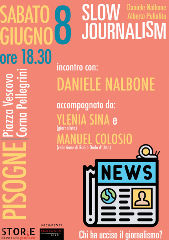 Presentazione del libro Slow Journalism. Chi ha ucciso il giornalismo? a Pisogne