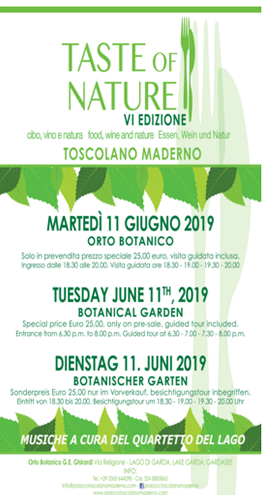 Taste of Nature a Toscolano Maderno