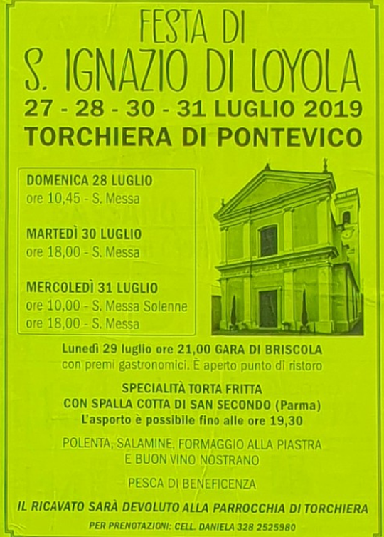 Festa di Sant'Ignazio di Loyola a Pontevico