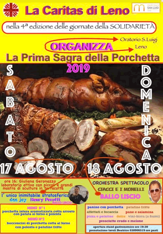 Sagra della Porchetta a Leno