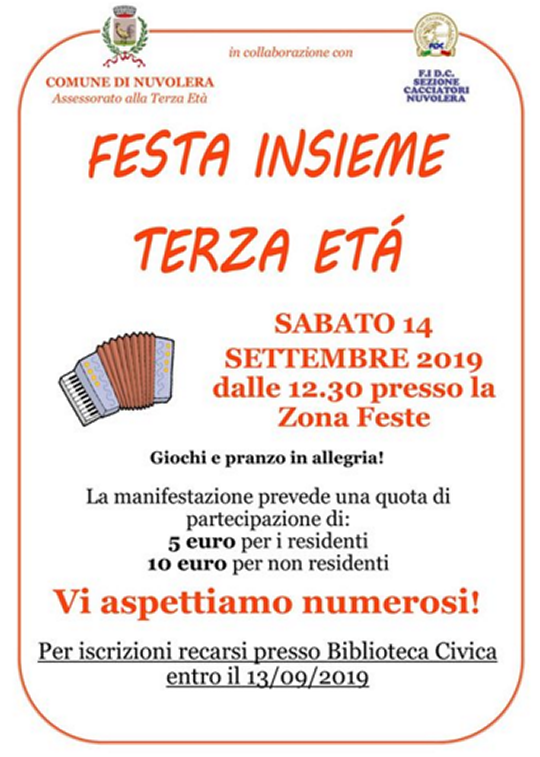 Festa Insieme Terza Età a Nuvolera